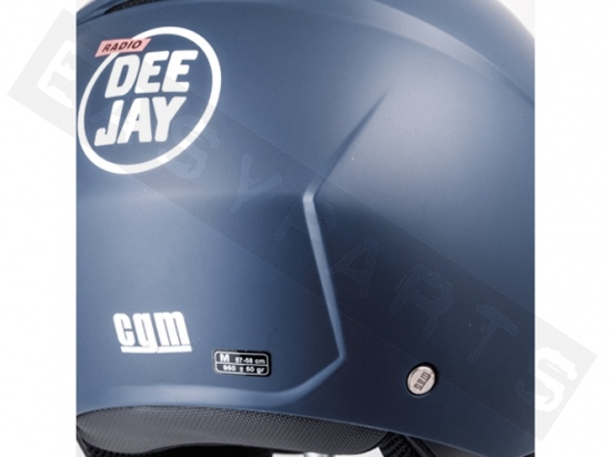 Helmet Demi Jet CGM 107DJ1 Deejay Matt Blue (shaped visor)